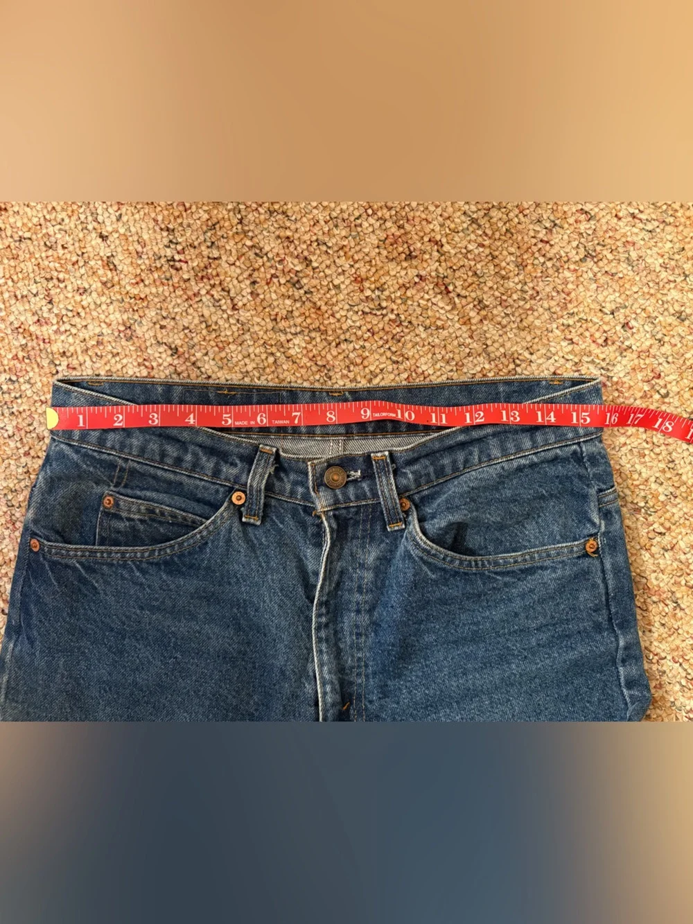 VINTAGE made in the USA Levi’s 517 orange tab 32x32 mens jeans - Picture 3 of 8